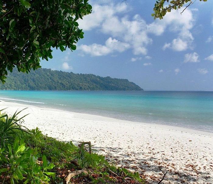 Radhanagar Beach crystal clear waters
